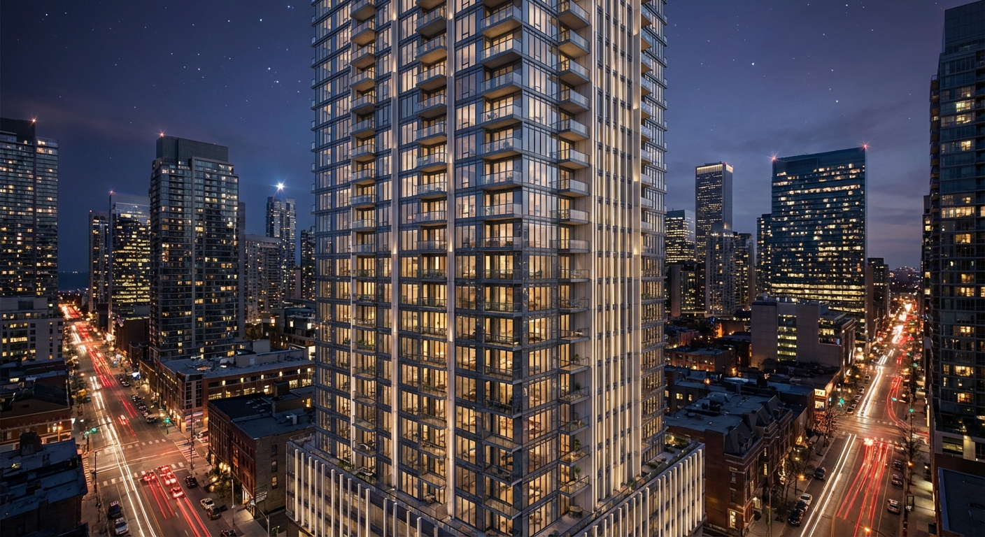 タワーマンション夜景