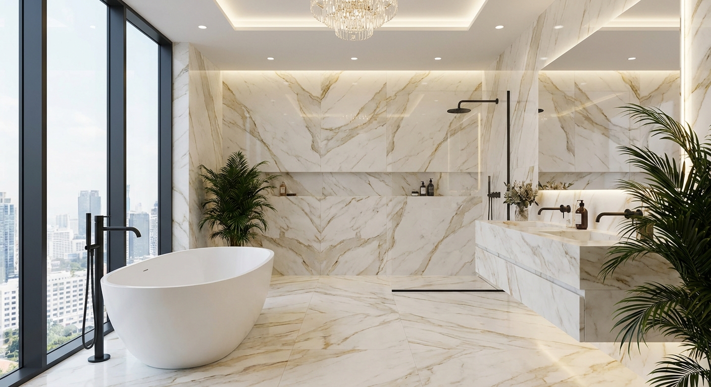 ラグジュアリーバスルーム