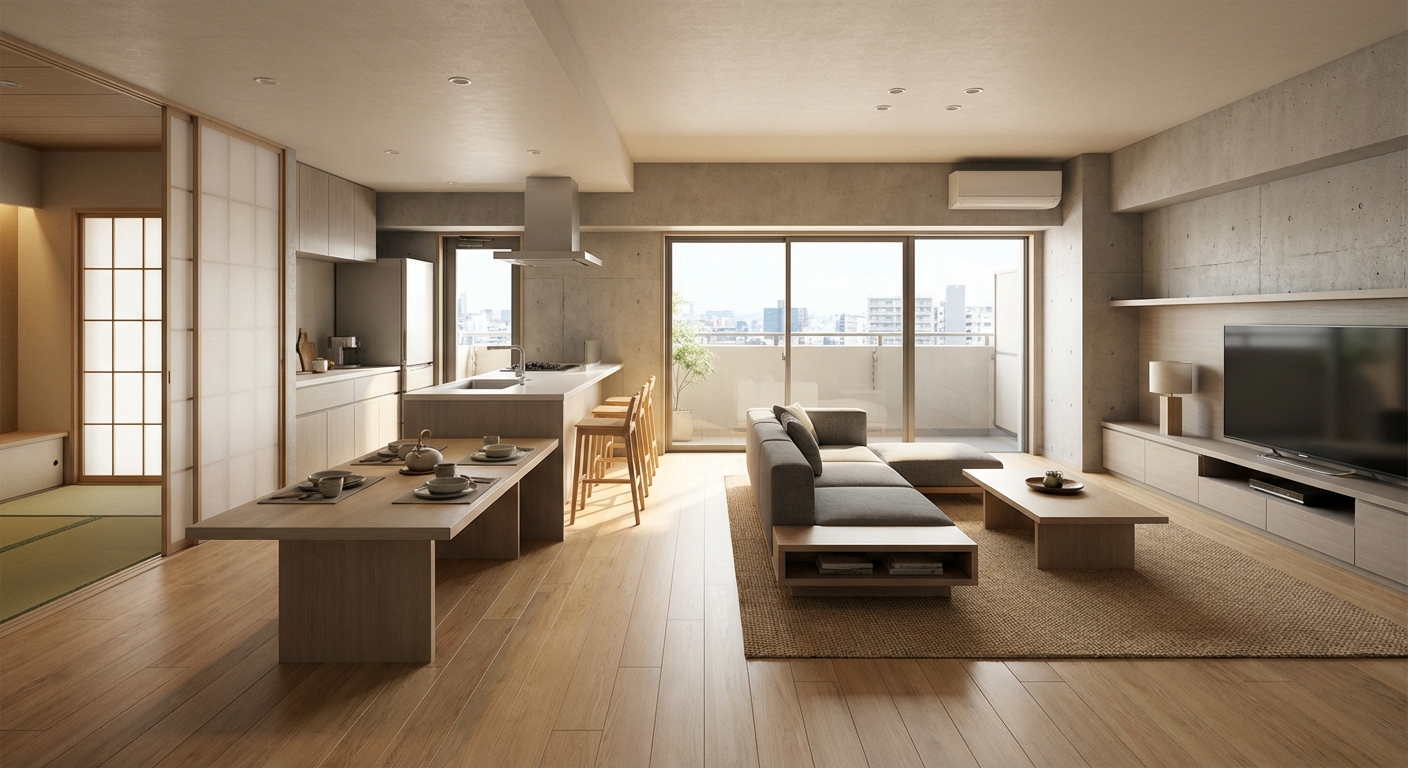 LDK（リビングダイニングキッチン）